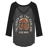 Star Wars Women's Dark Side Power T-Shirt Charcoal Black, Small