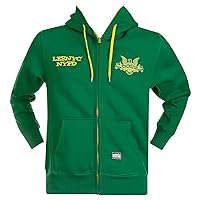 kelly green NYPD zip up hoody REDM2334