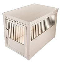 New Age Pet ecoFLEX Pet Crate/End Table, X-Large, Antique White