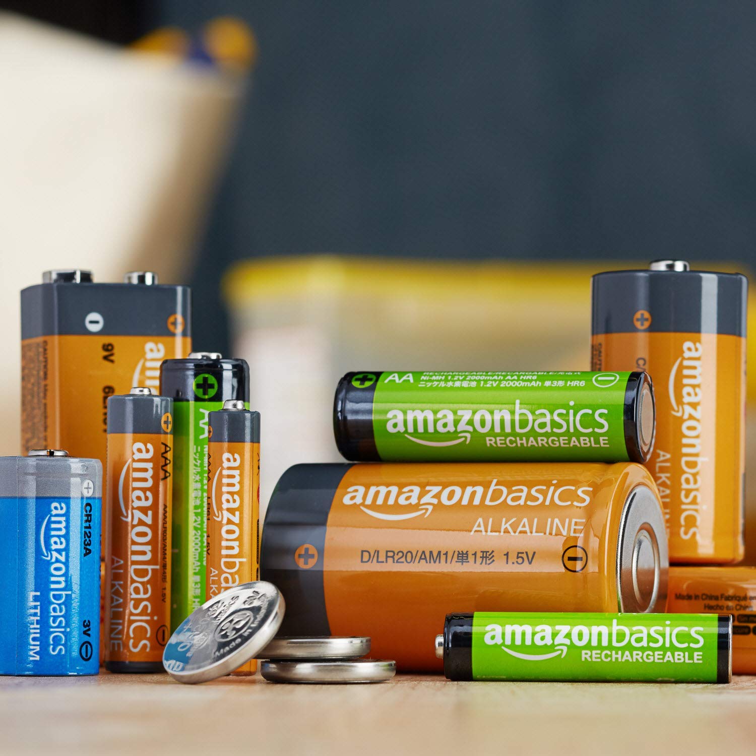 Amazon Basics 20-Pack AAA Alkaline High-Performance Batteries, 1.5 Volt, 10-Year Shelf Life