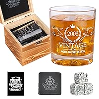 2024 21st Birthday Gifts For Him, 2003 Whiskey Glasses, Old Fashioned Glasses, 21st Birthday Gift Ideas, 21 Birthday Gifts For Him, 21 Year Old Birthday Gifts For Him, 21st Birthday Gifts For Men