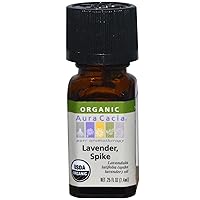 Certified Organic Pure Spike Lavender Essential Oil | 0.25 fl. oz. | Lavandula latifolia