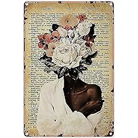 Garden Black Girl Be Kind to Your Mind Chic Jigsaw Puzzles Puzzles for Adults 1000 Piece Puzzles for Adults Toys Gift Family Decoration Kids Puzzles 29.5''x19.6''