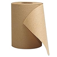 1804 Hardwound Roll Towels 1-Ply Brown 8-Inch x 300 ft 12 Rolls/Carton