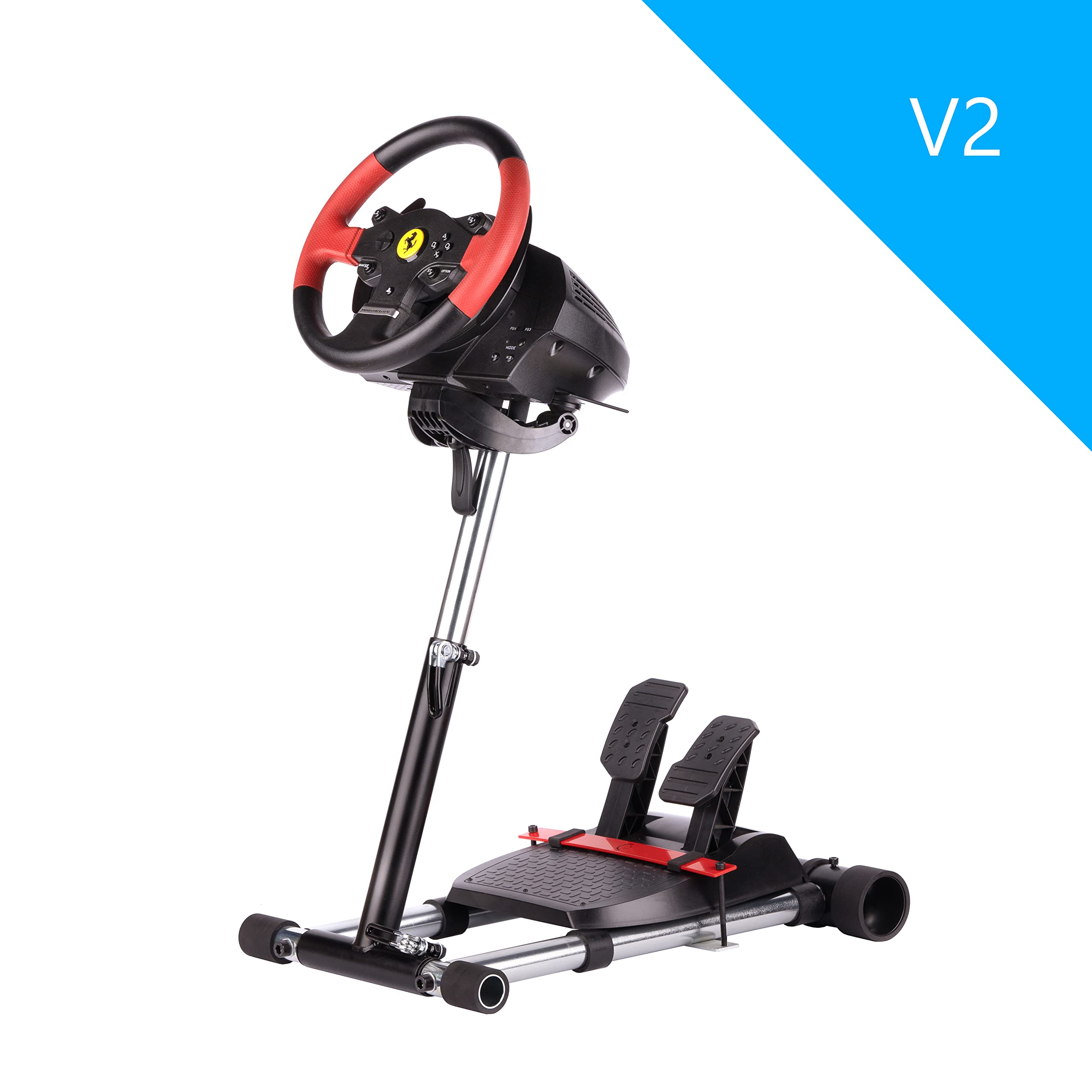 Wheel Stand Pro F458 Steering Wheelstand Compatible With Thrustmaster 458 (Xbox 360) F458 Spider (Xbox One), T80,T100, RGT, Ferrari GT,F430; Logitech Driving Force GT V2: Wheel/Pedals Not included