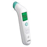 TempleSwipe Thermometer - Digital Thermometer with Color Coded Temperature Guidance - Thermometer for Adults, Babies, Toddlers and Kids