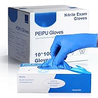 PEIPU Nitrile Exam Gloves Disposable Gloves，Powder Free, Cleaning Service Gloves, Latex Free