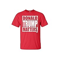 Political Donald Trump Matters Trump 2024 Short Sleeve Tee Shirt Black
