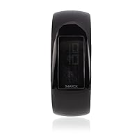 Philippe Starck Women's PH1117 Slim Digital Black Aluminum Watch
