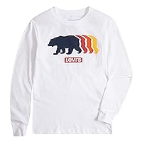 Levi's Boys' Big Long Sleeve Graphic T-Shirt