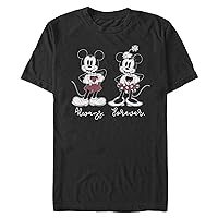 Disney Classic Mickey Always Forever Men's Tops Short Sleeve Tee Shirt