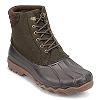 Sperry Men's Avenue Duck Wool Boots Olive / 7.5