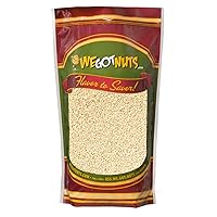 We Got Nuts White Hulled Sesame Seeds 5 Lbs (80oz) Bag | No Preservatives Added, Non-GMO, 100% Natural With No Shell | For Baking, Salad Toppings, Cereal, Roasting