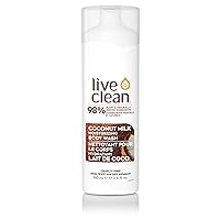Live Clean Body Wash, Moisturizing Coconut Milk, 17 Oz