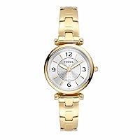 Fossil Carlie Mini Women's Watch with Stainless Steel or Leather Band