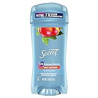 Secret Fresh Antiperspirant and Deodorant for Women, Clear Gel, Sweet Nectarine Scent, 2.6 oz