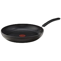 T-fal Advanced Nonstick Fry Pan 12 Inch Oven Safe 350F Cookware, Pots and Pans, Dishwasher Safe Black