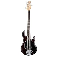 Sterling by Music Man StingRay Ray5 Bass Guitar in Walnut Satin, 5-String
