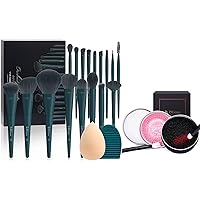 DUcare Makeup Brushes Set 17 Pcs with Brush Cleaning Mat and Makeup Sponge+Makeup Brush Cleaner