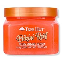 Tree Hut Bikini Reef Shea Sugar Scrub 18 Oz, Ultra Hydrating and Exfoliating Scrub for Nourishing Essential Body Care