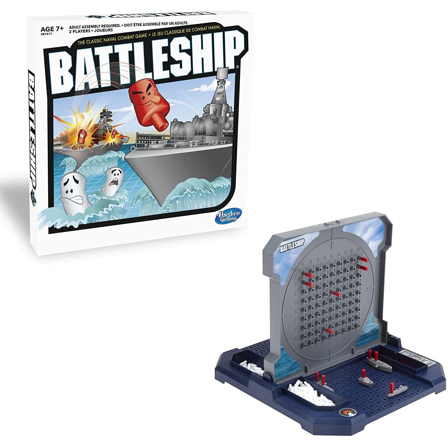 Battleship With Planes Strategy Board Game For Ages 7 and Up (Amazon Exclusive)