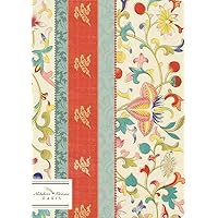 Alibabette Editions Paris - Canton - Standard Perfect-Bound Notebook - 100 Numbered Pages, 8.25 x 5.9 inches,