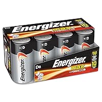 Energizer MAX D Alkaline Batteries, 8-Count