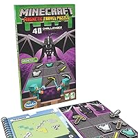 Minecraft Magnetic Travel Puzzle Logic Game & STEM Toy For Kids Ages 8 & Up