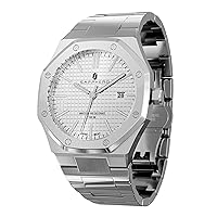 SAPPHERO Men's Watches reloj para Hombre 10 Bar Waterproof - Slim Fashion Wrist Watch for Men with Silver/Gold Stainless Steel Men's Elegance Collection Wristwatches