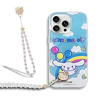 Sonix x Sanrio Case + Adhesive Phone Wristlet Beaded (Hello Kitty Pink) for iPhone 15 Pro | Cinnamoroll Classic