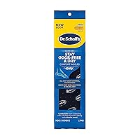 Dr. Scholl's® Stay Odor-Free & Dry Comfort Insoles with Odor-X®, Unisex Inserts, 1 Pair, Full Length Trim to Fit Men's Shoe Sizes (7-13) and Women's Shoe Sizes (5-10)