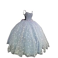 Modern Ball Gown Quinceanera Prom Formal Dresses Cocktail Homecoming Charro XV with Pink Butterfly