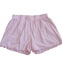 Plaid Shorts for Women Y2K Ruffle Hem High Waist Elastic Pajama Shorts Lounge Gingham Boxer Pj Bottom Going Out Shorts