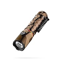 NEBO Redline Torchy 2K, 2000 Lumen Pocket, Rechargeable LED, Water & Impact Resistant Flashlight for EDC with Smart Power Control, Power Memory Recall, Removable Clip for Camping, Hunting, Hiking