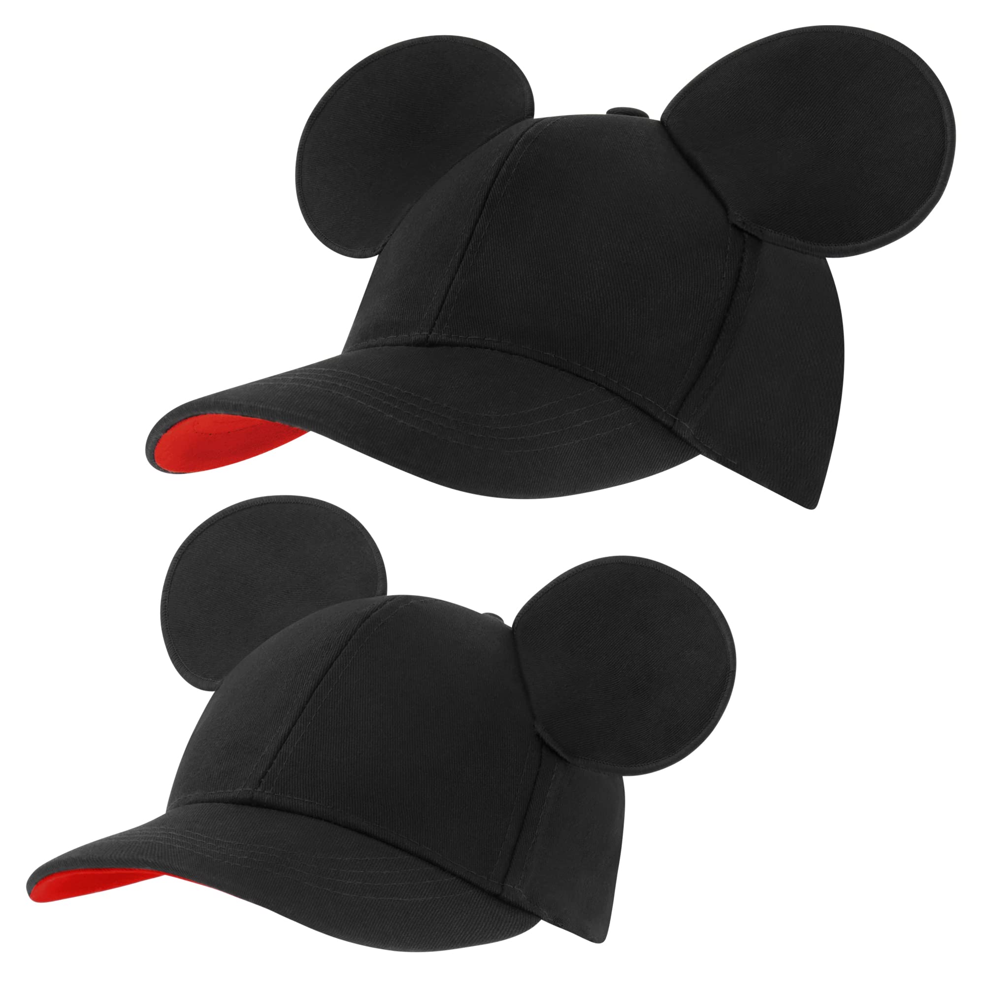 Disney Boys' Mickey Mouse Ears Hat, Set of 2 Baseball Caps for Daddy and Me