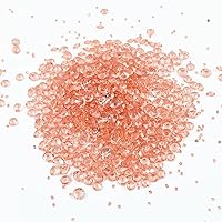 4000 Pcs Mixed Size Clear Acrylic Diamonds, Fake Diamonds Crystals Acrylic Gems for DIY Crafts, Wedding Table Confetti, Vase Filler, Bridal Shower, Party Supplies,Orange
