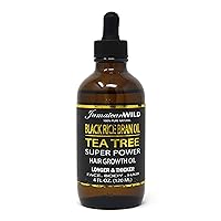 Pure Jamaican Wild Black Rice Bran Oil Tea Tree 4 oz / 120 ml