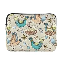 Birds Nest Chicks Eggs Laptop Sleeve Case Classy Laptop Storage Bag 13 in 14 Inch Computer Sleeve with Zipper