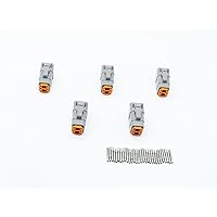 5 Sets DTM gray 6 position way female auto connector DTM06-6S ATM06-6S with terminals pins