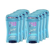 Secret Outlast Clear Gel Antiperspirant Deodorant, Shower Fresh Scent 2.6 oz., Pack of 8