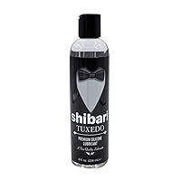 Shibari Tuxedo Silicone Lubricant, Premium Thick Lube for Women, Men, Couples, for Vaginal, Solo or Anal Play, Compatible with Natural Rubber Latex, Polyurethane, and Polyisoprene Condoms, 8 fl oz