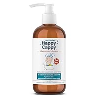 Dr. Eddie’s Happy Cappy Medicated Shampoo for Children, Treats Dandruff and Seborrheic Dermatitis, No Fragrance, Stops Flakes and Redness on Sensitive Scalps and Skin, Cradle Cap Brush Not Needed, 8 oz