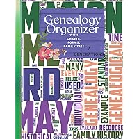 Genealogy Organizer With Charts Forms Family Tree . 7 Generations: Genealogy Charts . Family Tree Book . Ancestry Journal With Family Record Forms . Family Tree Gift . Genealogy Organization