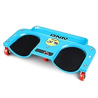 ‎DNA MOTORING TOOLS-00145 Rolling Knee Creeper Pads with Tool Tray Holder for Garage Workshop Garden,Blue Small
