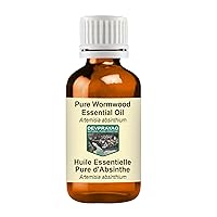 Pure Wormwood Essential Oil (Artemisia Absinthium) Steam Distilled 15ml (0.50 oz)