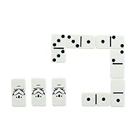 Paladone Galactic Empire Storm Trooper Dominoes in Darth Vader Tin, Officially Licensed Star Wars Merchandise