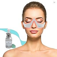 Skin Care Red Light Therapy Glasses Specifically for Dark Circles and Under Eye Bags - Intense Microcurrent Eye Masks for Dark Circles and Puffiness - Anti Aging Brightening Glasses [1pair]