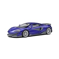solido S1804502 McLaren 600LT Collectible Miniature car, Purple, 1:18 Scale