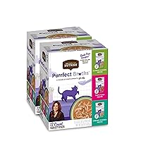 Rachael Ray Nutrish Purrfect Broths Natural Wet Cat Food, Variety Pack, 1.4 Ounce Pouch, 12 Count (Pack of 2), Grain Free