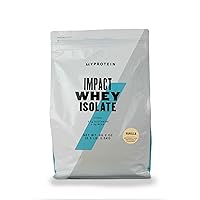 Impact Whey Isolate powder - Vanilla 5.5 lbs. (100 Servings)